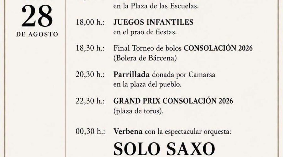 Fiestas de Ntra. Sra. de Consolación en Pie de Concha