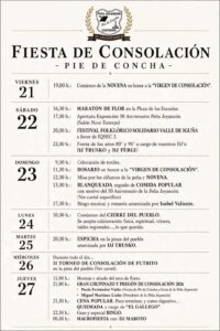 Fiestas de Ntra. Sra. de Consolación en Pie de Concha
