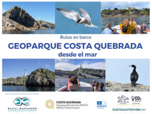 Rutas en barco por el Geoparque de Costa Quebrada en Santander