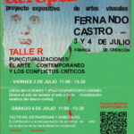 Taller Pun(c)tualizaciones: arte y conflictos con Fernando Castro