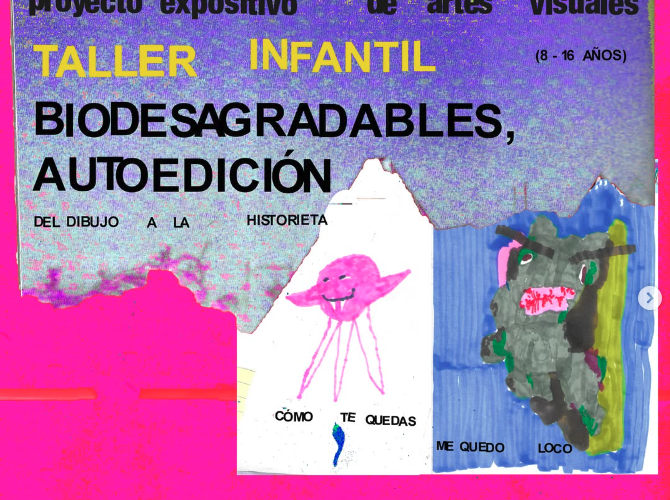 Taller infantil Biodesagradables: Autoedición con Mina K
