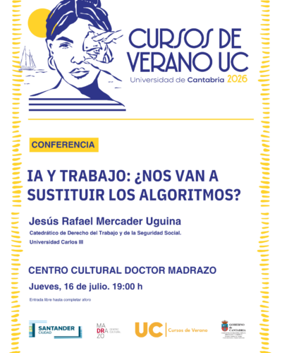 Conferencia IA y trabajo: ¿nos van a sustituir los algoritmos?