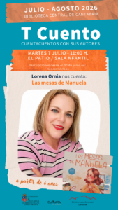 Lorena Ornia cuenta «Las mesas de Manuela» en la BCC