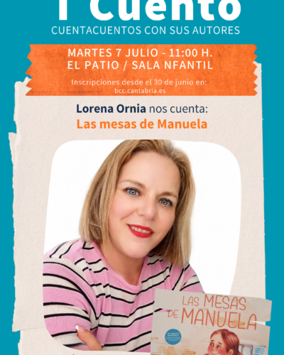 Lorena Ornia cuenta «Las mesas de Manuela» en la BCC