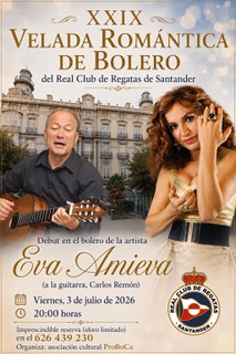 Velada romántica de bolero con Eva Amieva en Santander