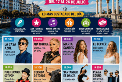Qué hacer el martes 21 de julio en la Semana Grande de Santander 2026