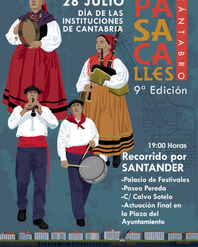 Santander celebra el Día de las Instituciones con folclore
