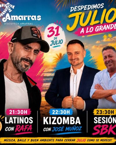 Despedida de Julio en Discoteca Amarras