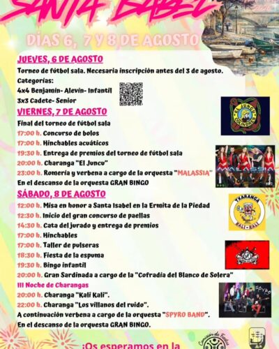 Fiestas de Santa Isabel en Limpias 2026