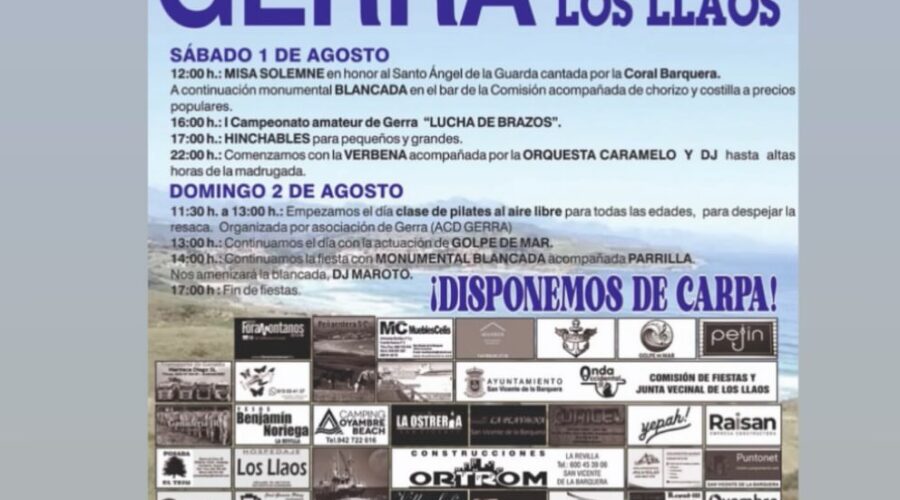 Fiestas del Santo Ángel de la Guarda en Los Llaos – Gerra