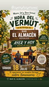 Ayer y Hoy en directo en Bar El Almacén