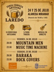 Feria de la Cerveza Artesana de Laredo en Alameda Miramar 2026