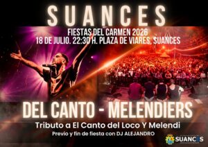 Tributos a El Canto del Loco y Melendi en Plaza de Viares