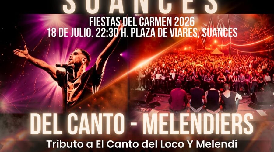 Tributos a El Canto del Loco y Melendi en Plaza de Viares