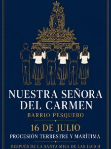 Procesión Terrestre y Marítima en Barrio Pesquero 2026