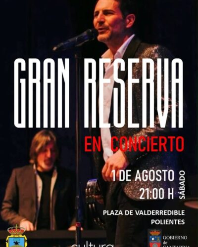 Concierto de Gran Reserva en Plaza de Valderredible