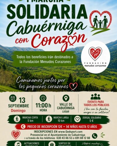 I Marcha Solidaria Cabuérniga con Corazón en Cabuérniga 2026