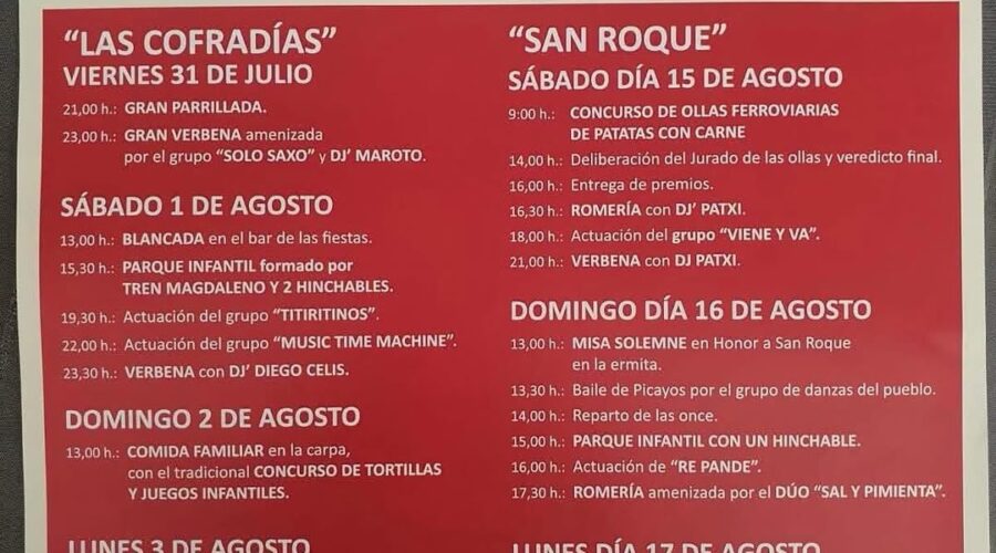Grandes Fiestas de Caranceja 2026 en Reocín