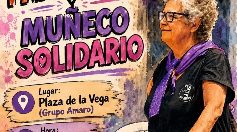 Gran Parrillada y Muñeco Solidario en Plaza de la Vega