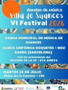 VI Festival de Bandas de Música Villa de Suances en Suances 2026
