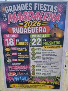 Grandes Fiestas de la Magdalena 2026 en Alfoz de Lloredo