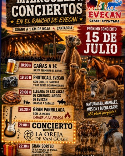 Concierto Tributo La Oreja de Van Gogh en Rancho de Evecan