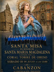 Santa Misa y Procesión en Honor a Santa María Magdalena en Cabanzón