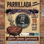 Parrillada Solidaria Peña Los Chatos en Bar La Torre, Santander