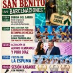 Fiestas de San Benito en Barcenaciones, 11 de julio 2026