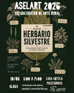 Talleres de Plantas Silvestres en Casa Gótica, Mazcuerras
