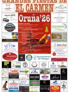 Fiestas del Carmen Oruña 2026 en Piélagos, Cantabria