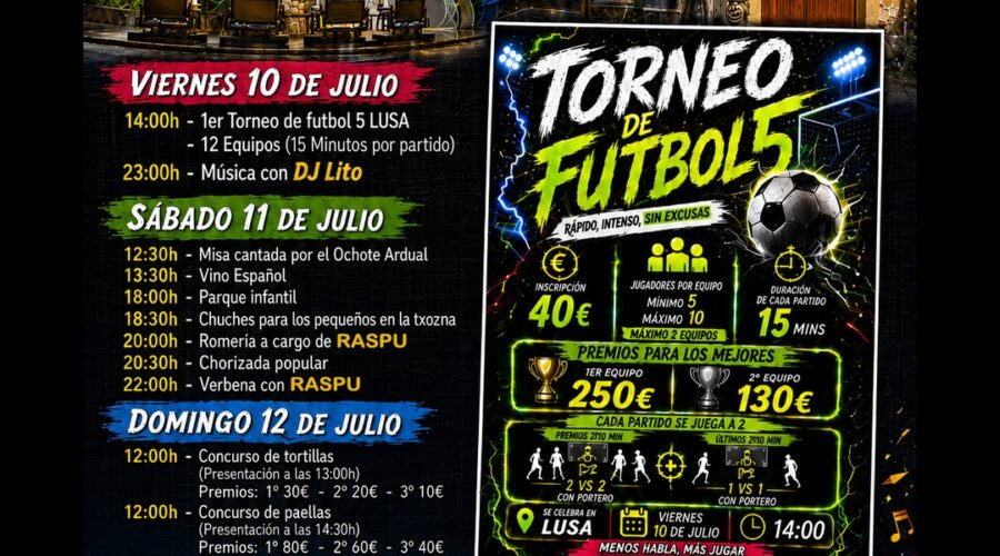 Fiestas de la Milagrosa en Lusa, Castro Urdiales 2026
