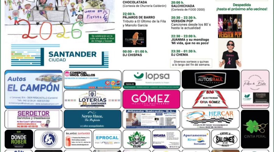 Fiestas de la Virgen de Loreto en Peñacastillo, Santander 2026