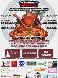 Comida Solidaria Peña la Jumera en Plaza Los Arces 2026