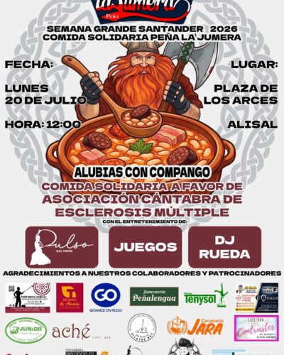 Comida Solidaria Peña la Jumera en Plaza Los Arces 2026