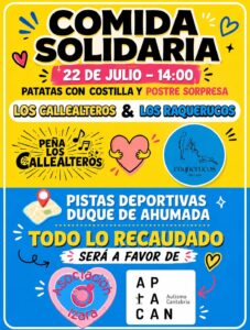 Comida Solidaria Callealteros y Los Raquerucos en Pistas Duque de Ahumada