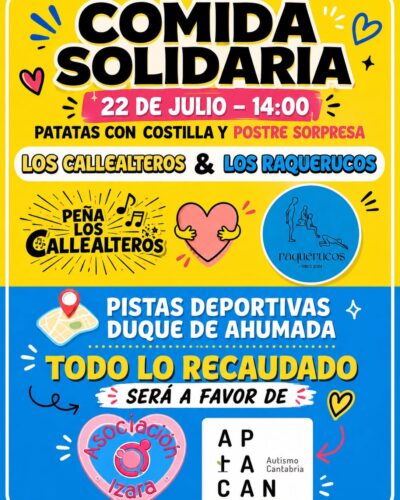 Comida Solidaria Callealteros y Los Raquerucos en Pistas Duque de Ahumada