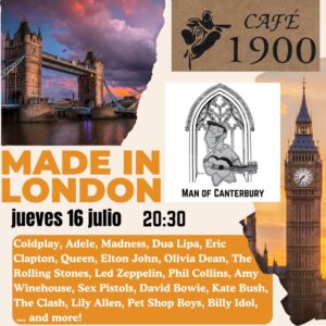 Concierto Made in London y Man of Canterbury en Café 1900
