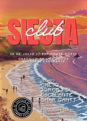 Siesta Club en El Castillo de los Locos, Suances