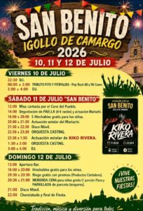 Fiestas San Benito Igollo de Camargo 2026 con Kiko Rivera