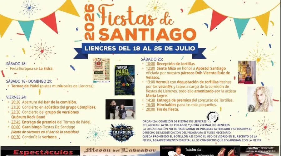Fiestas de Santiago de Liencres 2026 en Cantabria
