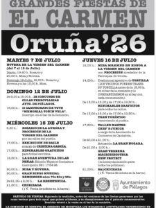Fiestas del Carmen Oruña 2026 en Piélagos, Cantabria