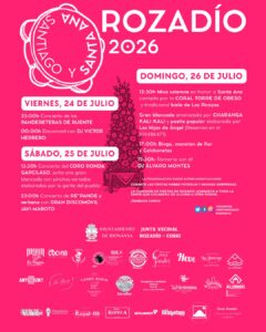 Fiestas de Rozadío 2026 en Rozadío, Rionansa