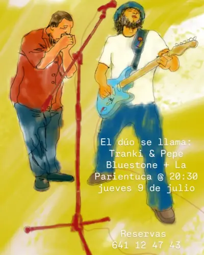 Concierto de Tranki   & Pepe Bluestone en La Parientuca