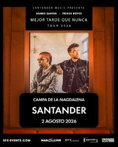 Romeo Santos y Prince Royce en directo en Campa de la Magdalena
