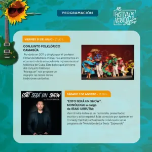 45 Festival de Verano Camargo 2026