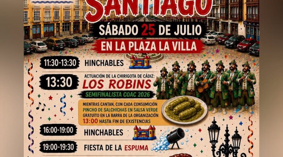 Fiesta de Santiago en Plaza La Villa, Santoña
