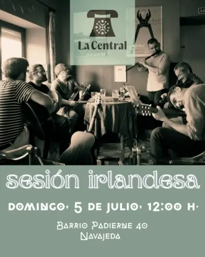 Sesión irlandesa en La Central, Navajeda