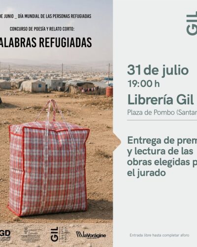 Entrega de premios Palabras Refugiadas en Librería Gil