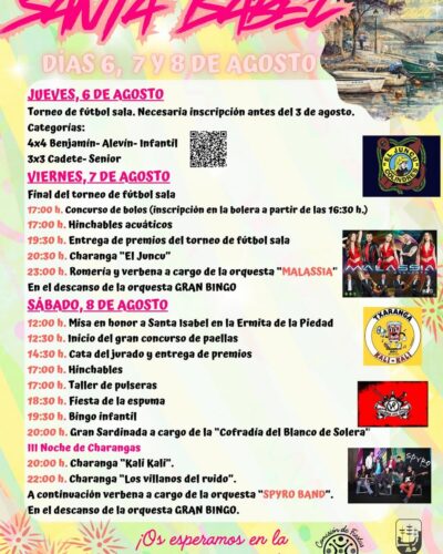 Fiestas de Santa Isabel en Limpias 2026